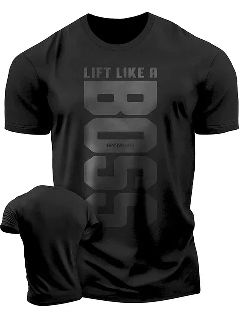 New Power Workoout pattern 3D Printing Gym T-Shirt Casual Simplicity motion Men's Short Sleeves Top Muscle Man Tough Guy T-shirt