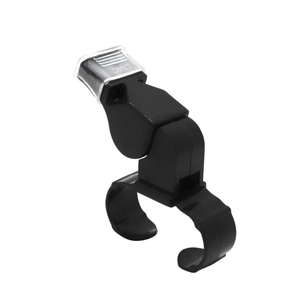 Referee Finger Whistle - Safe Plastic Ring Whistle With Tooth Guard For Sport