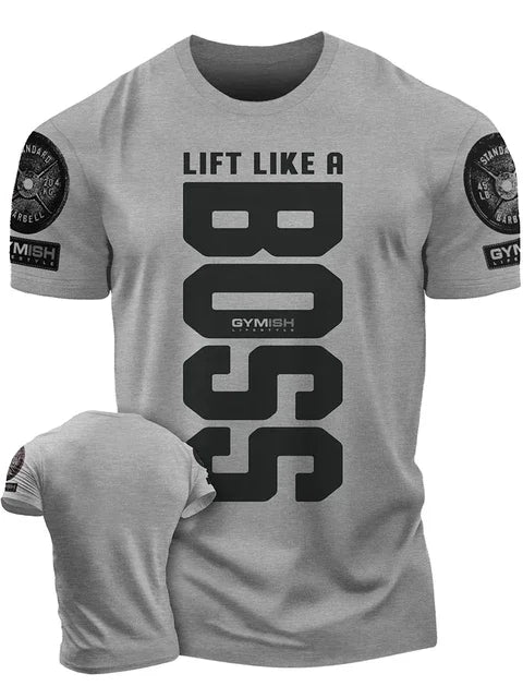 New Power Workoout pattern 3D Printing Gym T-Shirt Casual Simplicity motion Men's Short Sleeves Top Muscle Man Tough Guy T-shirt