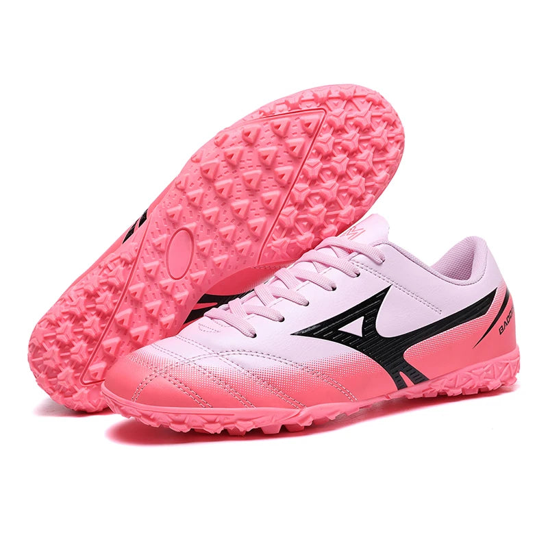 New Unisex Soccer Shoes Adult & Kids Outdoor and Indoor - Soccer Shoes Long Spikes Sneakers, Sport Training Footwear