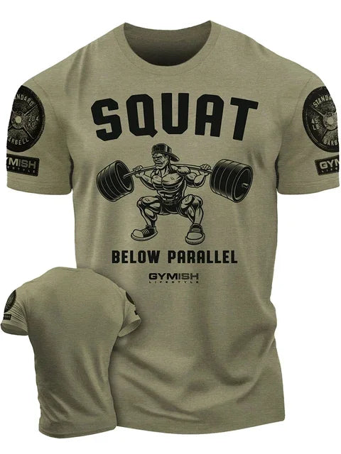 New Power Workoout pattern 3D Printing Gym T-Shirt Casual Simplicity motion Men's Short Sleeves Top Muscle Man Tough Guy T-shirt