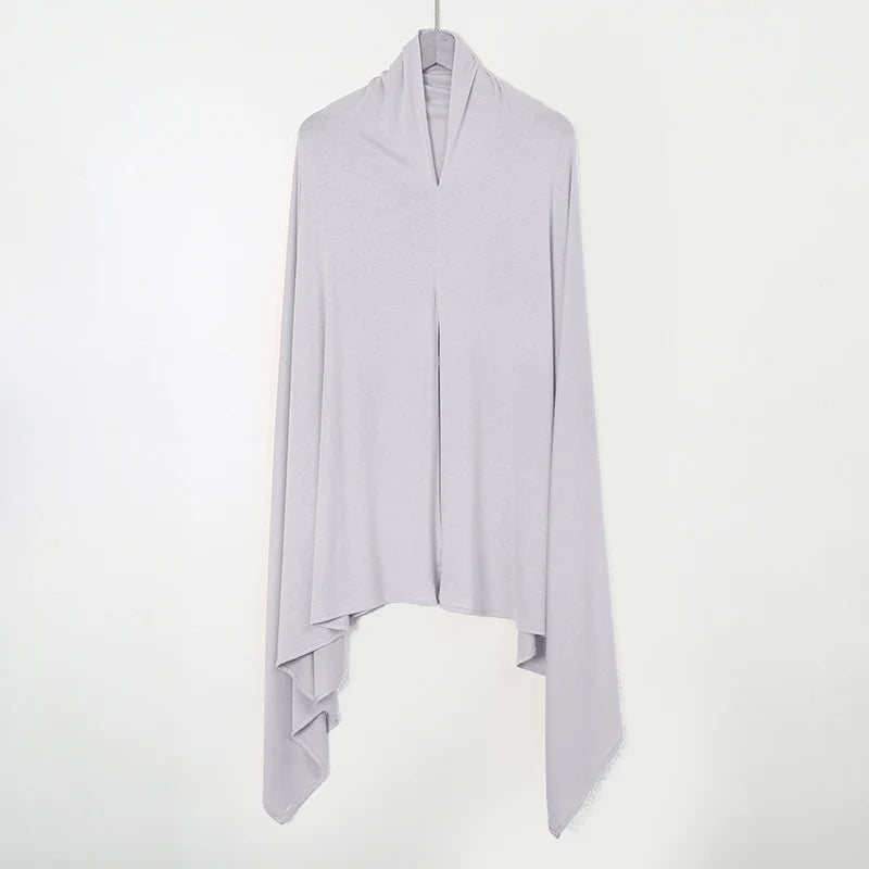 Instant Jersey Hijab - Shawls with Hoop Premium Cotton Headscarf, Good Stitching Wrap.