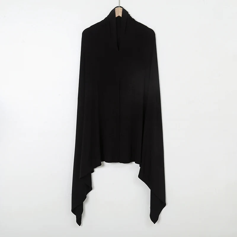 Instant Jersey Hijab - Shawls with Hoop Premium Cotton Headscarf, Good Stitching Wrap.