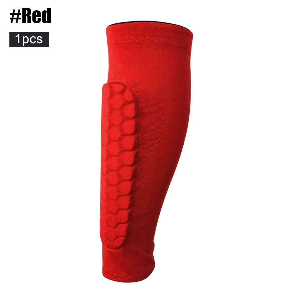 1Pcs Shin Guards Shin Pad for Kid Youth Adult - Calf Compression Sleeve with Honeycomb Pad, Support for Shin Splint Baseball