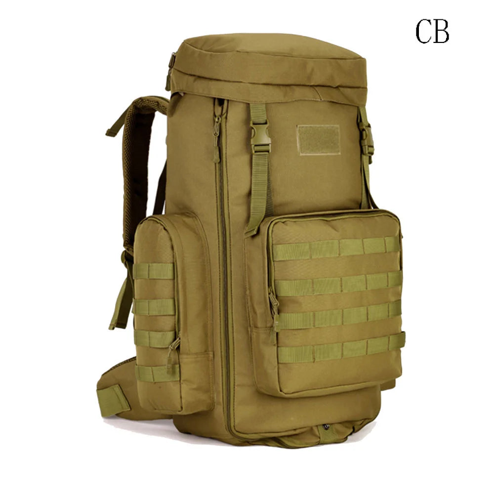 PROTECTOR PLUS 70L-85L  Army Tactical Backpack Hunters Backpack  Unisex Military Field Bag CS CF Game Durable Outdoor Travel