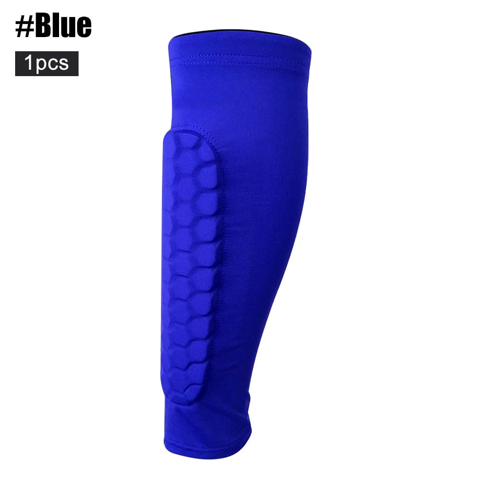 1Pcs Shin Guards Shin Pad for Kid Youth Adult - Calf Compression Sleeve with Honeycomb Pad, Support for Shin Splint Baseball