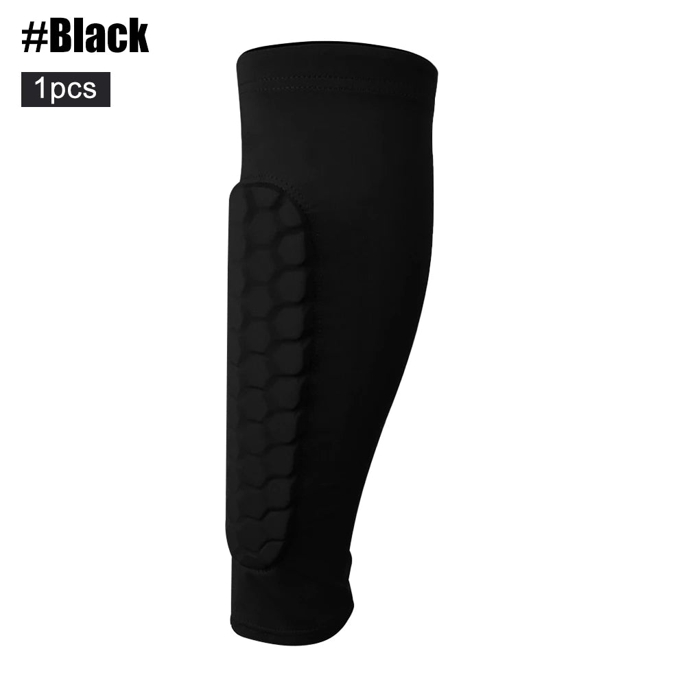 1Pcs Shin Guards Shin Pad for Kid Youth Adult - Calf Compression Sleeve with Honeycomb Pad, Support for Shin Splint Baseball