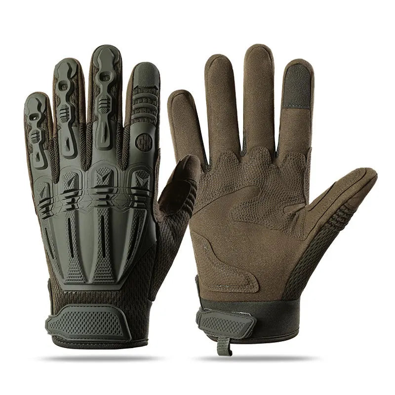 Military Tactical Motorcycle Riding Gloves Full Finger Non-slip Touchscreen Wear-resistant para motos tactical Gear Armor Gloves