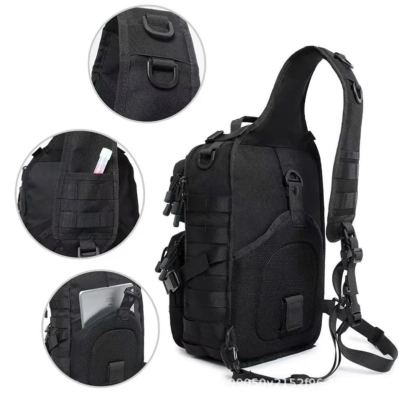 Tactical Sling Backpack - Versatile Chest Bag, Waterproof EDC Rucksack Bag for Outdoor, Hiking, Camping