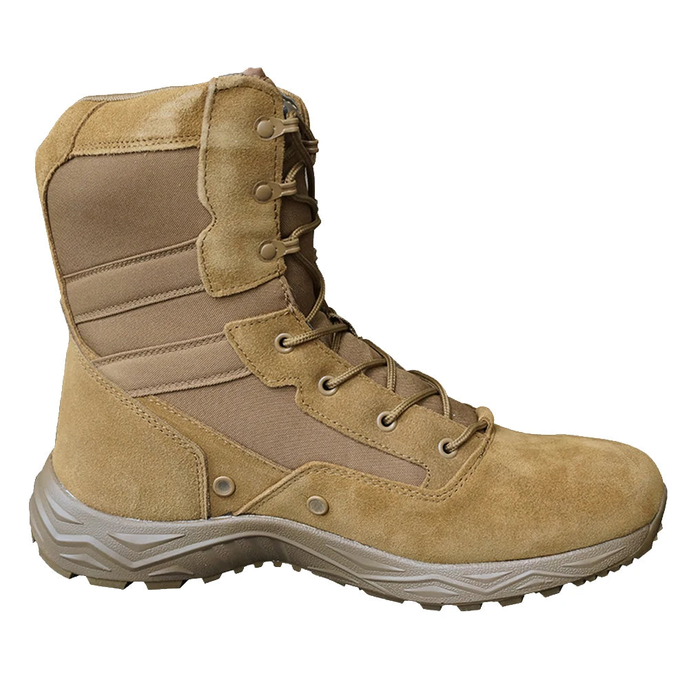 Tactical Paratrooper Boots for Men Winter Military Combat Boots Waterproof Outdoor Trekking Shoes