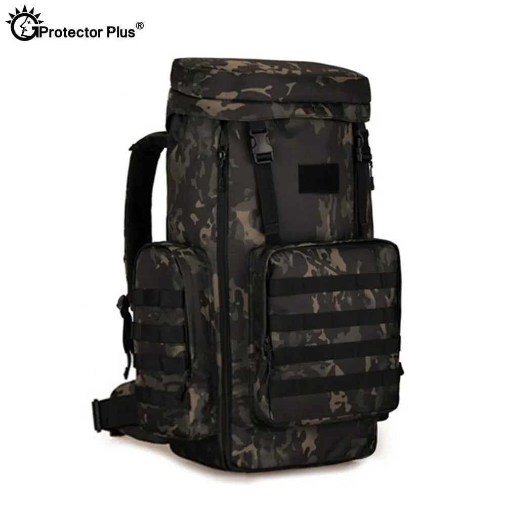 PROTECTOR PLUS 70L-85L  Army Tactical Backpack Hunters Backpack  Unisex Military Field Bag CS CF Game Durable Outdoor Travel