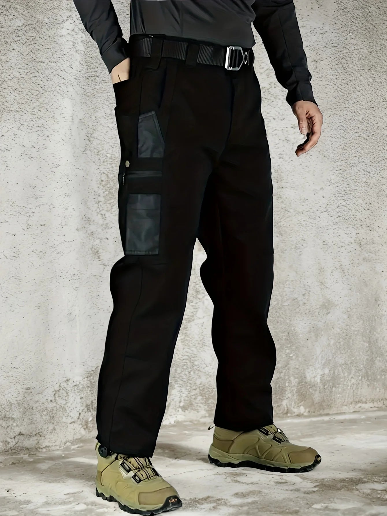 High Quality Men's Tactical Cargo Pants EU Plus Size Outdoor Casual Sports Pant Hiking Fishing Waterproof Multi-pocket Trousers