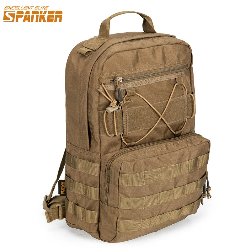 Tactical Hydration Backpack 15L Bladder Bag Hiking Biking Running Backpacks Molle Camping Men's Backpacks(No water bag included)