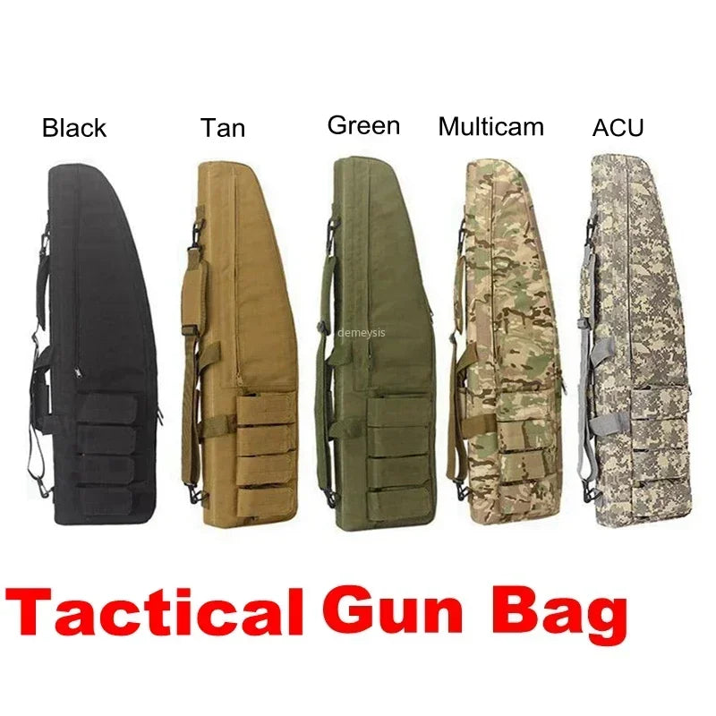 Tactical Gun Bag - Nylon Hunting Shooting Rifle Bags Air Shotgun Case Backpack Airsoft CS War Game Equipment