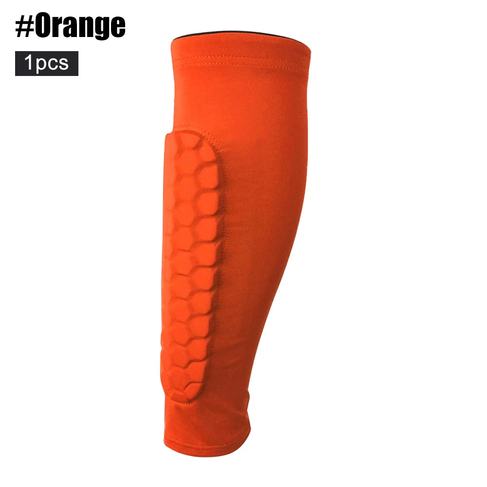 1Pcs Shin Guards Shin Pad for Kid Youth Adult - Calf Compression Sleeve with Honeycomb Pad, Support for Shin Splint Baseball