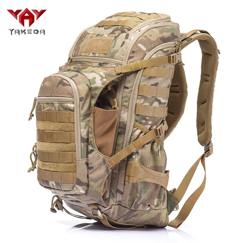 Outdoor Tactical Backpack - Military Assault Pack Army Mole Backpack 1000D, Nylon Daypack Rucksack Bag for Camping Hiking