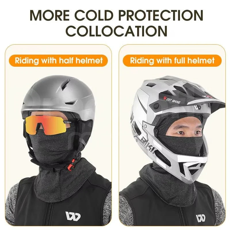 Winter Warm Tactical Balaclava - Motorcycle MTB Full Face Windproof Mask Thermal Sport Gear