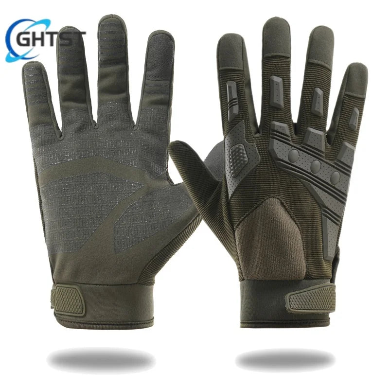 Tactical Gloves Airsoft Combat Paintball Shooting Hunting Driving Working Gear Camo Full Finger Mittens